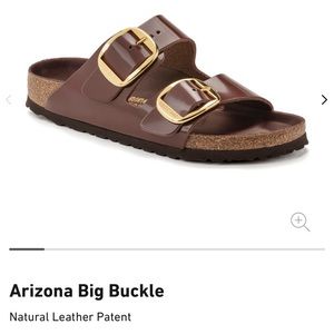 Birkenstock Arizona Big Buckle - Chocolate Patent Leather